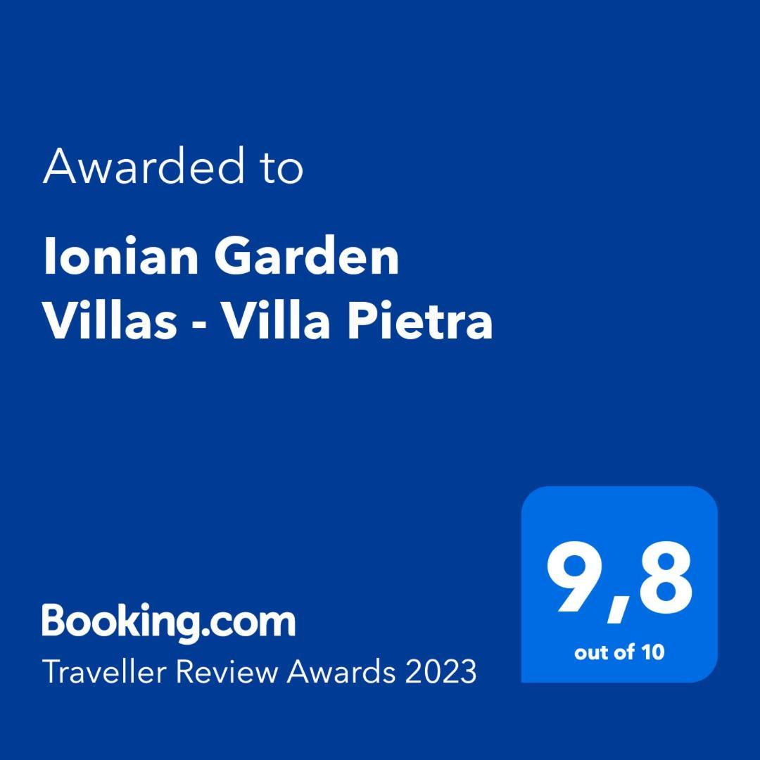 Ionian Garden Villas - Villa Pietra بينيتسيس المظهر الخارجي الصورة