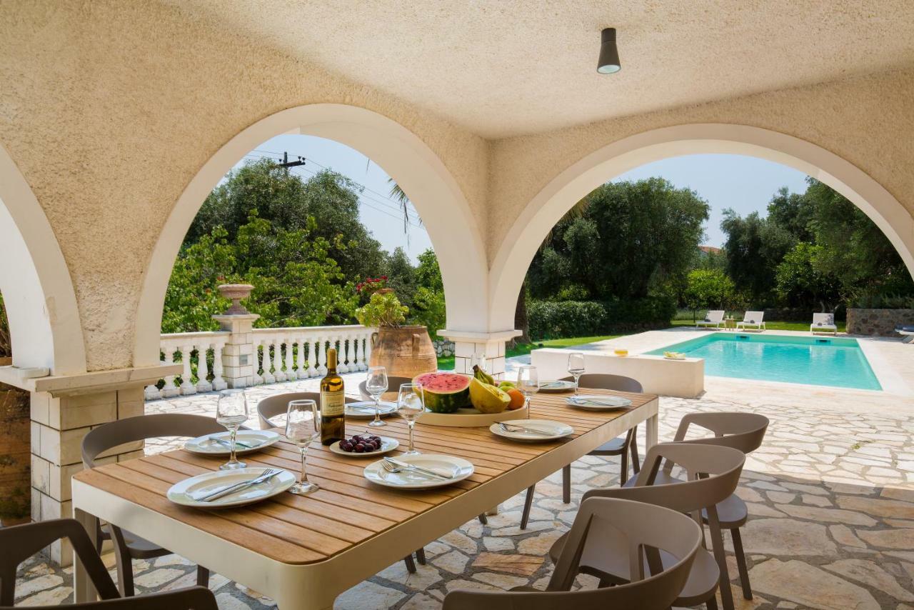 Ionian Garden Villas - Villa Pietra بينيتسيس المظهر الخارجي الصورة